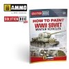 AMMO of Mig Jimenez 6603 SOLUTION BOOK 20 - How to Paint WWII Soviet Winter Vehicles (English, Spanish, Francais, Deutsch)